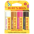Burt's Bees Party Pack Lip Balm Multipack - 4 ct