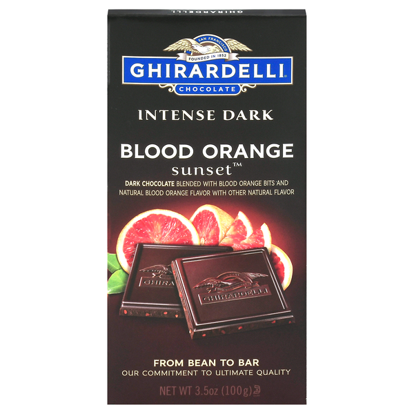 Ghirardelli Blood Orange Intense Dark Chocolate Candy Bar