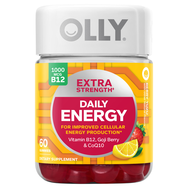 OLLY Extra Strength Daily Energy Gummies