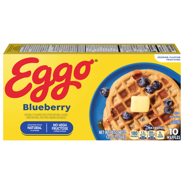 Eggo Blueberry Waffles - 10 ct