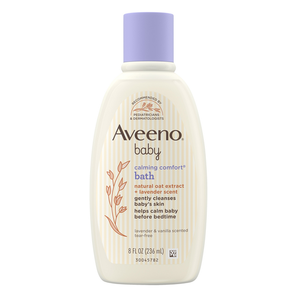 aveeno baby calming comfort bath lavender & vanilla