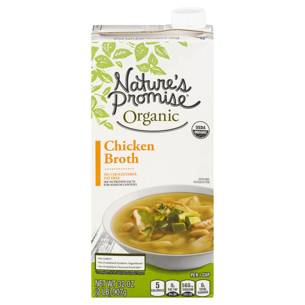 Nature's Promise Organic Fat Free Chicken Broth