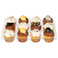Food Lion Bakery New Year's Yellow Mini Cupcakes with Frosting - 12 ct