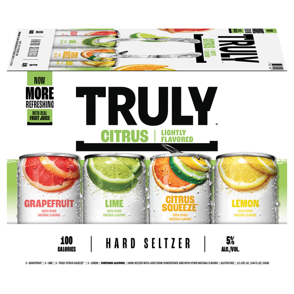 TRULY Hard Seltzer Citrus Variety Pack - 12 pk