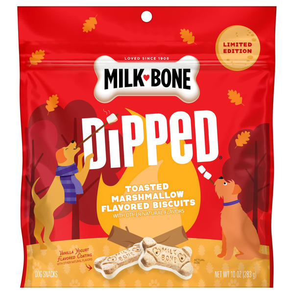 Milk-Bone Dipped Toasted Marshmallow Flavored Dog Biscuits
