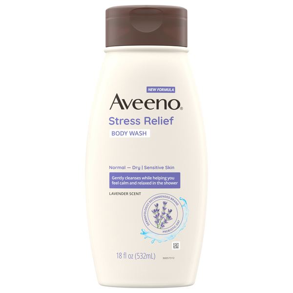 Aveeno Stress Relief Lavender Scent Body Wash