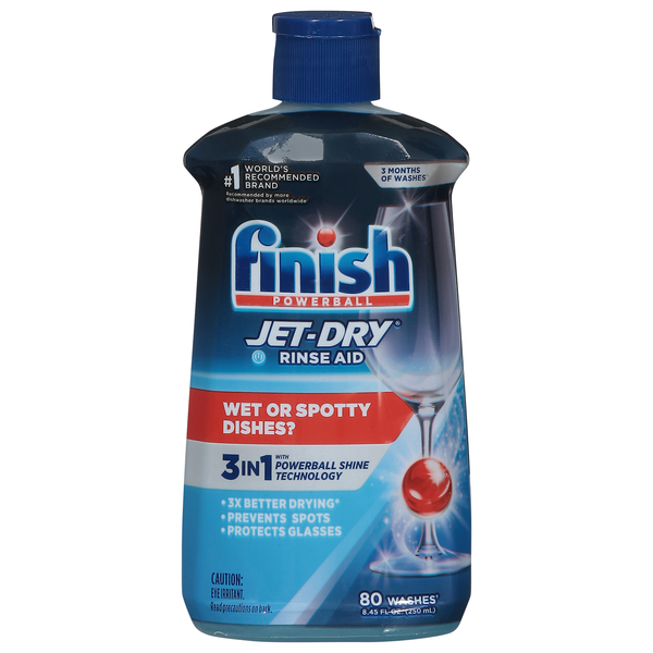 Finish Jet-Dry 3 in 1 Dishwasher Rinse Aid