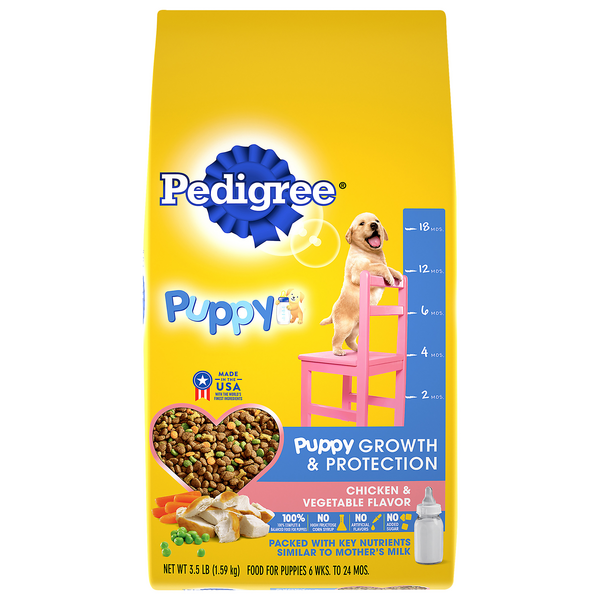 Save on Pedigree Dry Puppy Food Growth & Protection Chicken & Vegetable