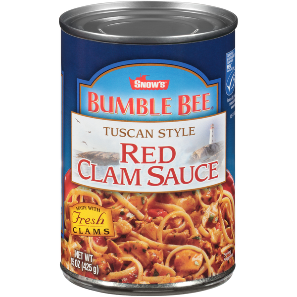 Snow's Bumble Bee Tuscan Style Red Clam Sauce