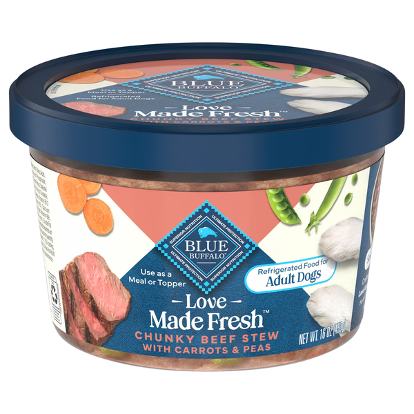Blue Buffalo Chunky Beef Stew Adult Dog Food Refrigerated