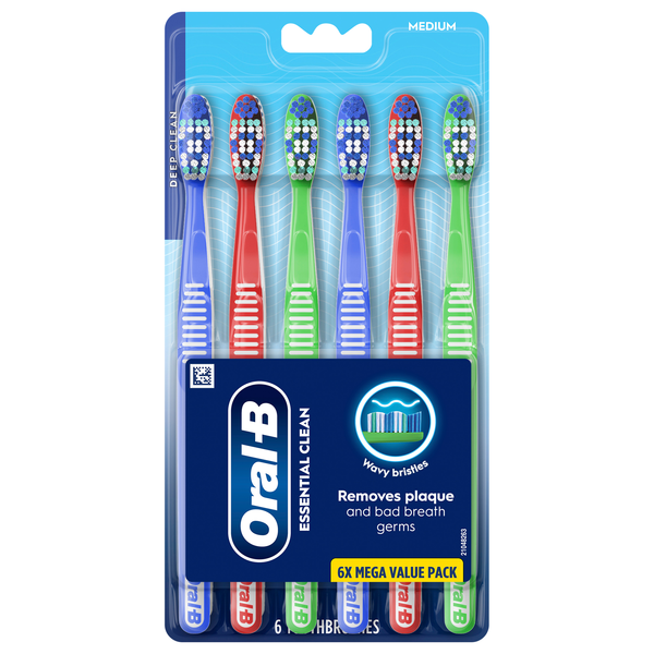 Oral-B Fresh & Clean Toothbrushes Medium Mega Value Pack