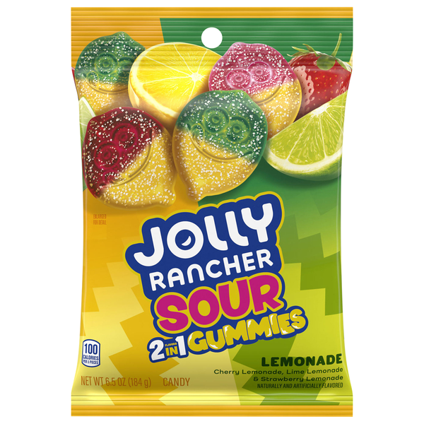 Save on Jolly Rancher Sour 2in1 Lemonade Gummies Candy Order Online Delivery Stop & Shop