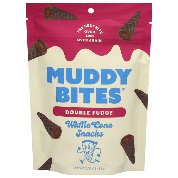 Muddy Bites Double Fudge Waffle Cone Snacks