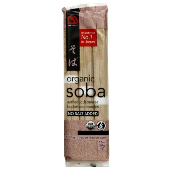 Hakubaku Authentic Japanese Noodles Soba Buckwheat 98% Fat Free Organic