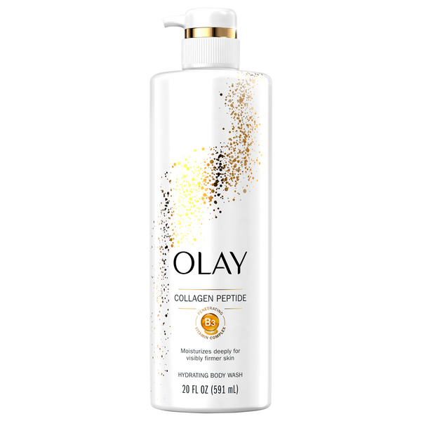 Olay Collagen Peptide Hydrating Body Wash Pump