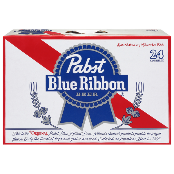 Pabst Blue Ribbon Beer - 24 pk
