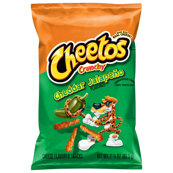 Cheetos Crunchy Cheddar Jalapeno Cheese Flavored Snacks