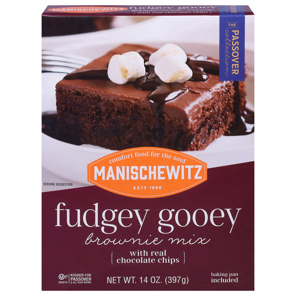 Manischewitz Fudgey Gooey Brownie Mix Kosher For Passover