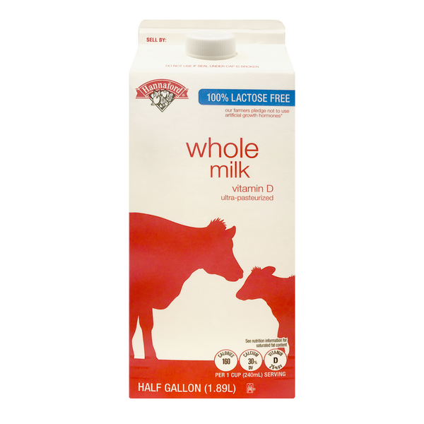 Hannaford Lactose Free Whole Milk