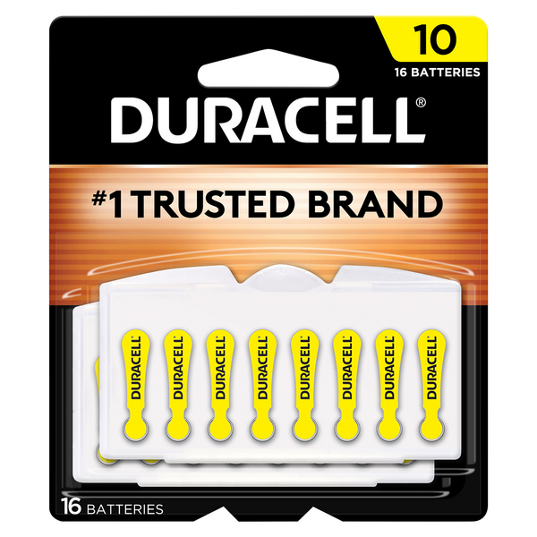 Duracell Batteries Hearing Aid Size 10
