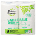 Nature's Promise Recycled Double Roll 2-Ply Toilet Paper Unscented - 4 ct