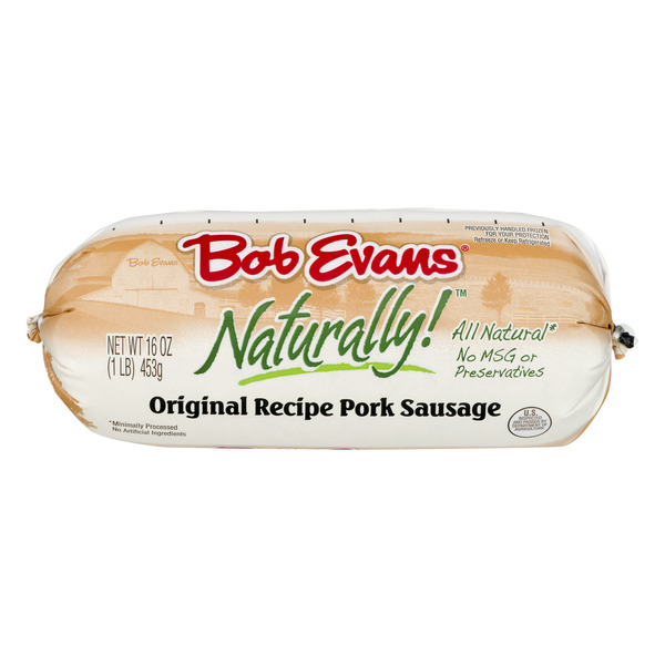 Save On Bob Evans Naturally Pork Sausage Roll Original Recipe All Natural Order Online Delivery Martin S