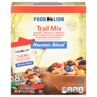 Food Lion Mountain Blend Trail Mix - 8 ct