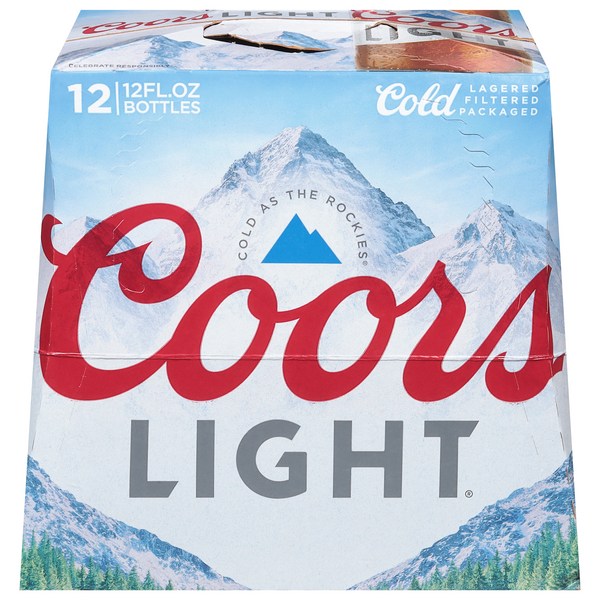Coors Light Lager Beer - 12 pk