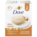 Dove Shea Butter & Vanilla Scent Beauty Soap Bar - 2 ct