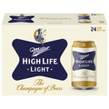 Miller High Life Light Beer - 24 pk