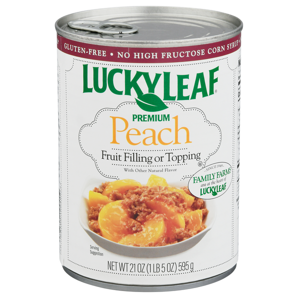 Save on Lucky Leaf Premium Fruit Filling or Topping Peach Order Online Delivery GIANT