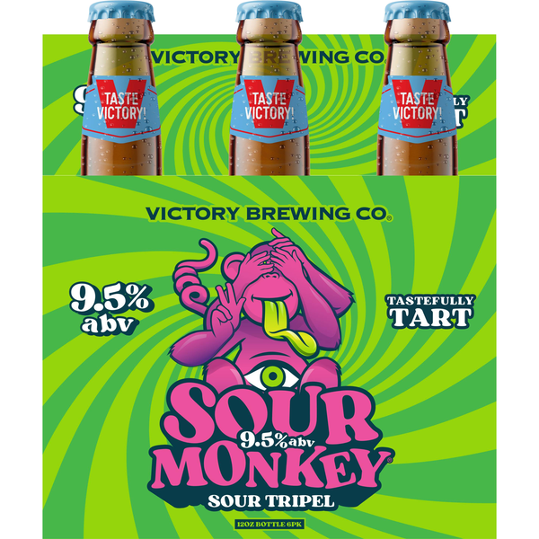 Victory Brewing Company Sour Monkey Tripel Beer - 6 pk