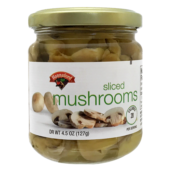 Hannaford Sliced Mushrooms