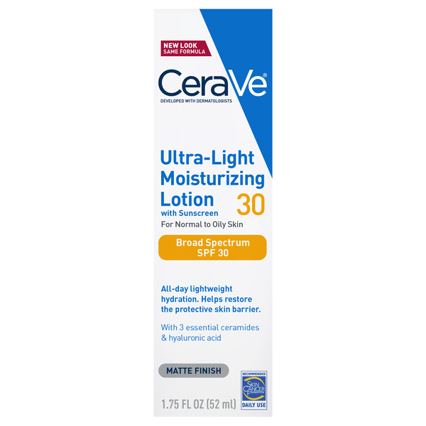 CeraVe Ultra-Light Moisturizing Lotion with Sunscreen Broad Spectrum SPF 30