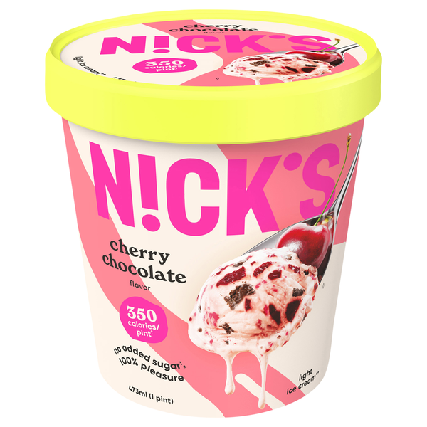 N!ck's No Added Sugar Light Cherry Chocolate Ice Cream