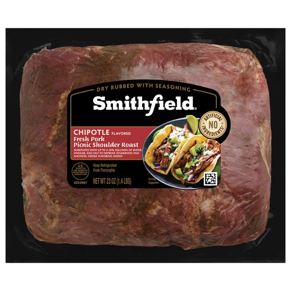 Save on Smithfield Chipotle Flavored Pork Picnic Shoulder Roast