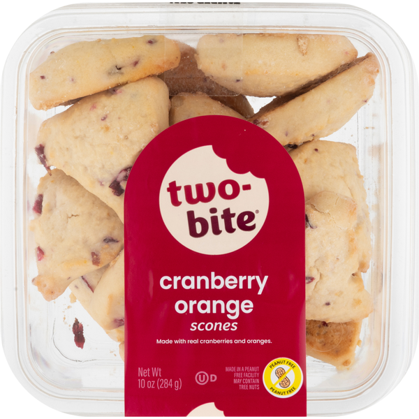 two-bite Cranberry Orange Scones