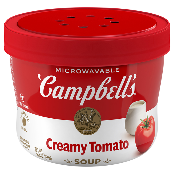 Campbell's Creamy Tomato Soup Microwavable Bowl