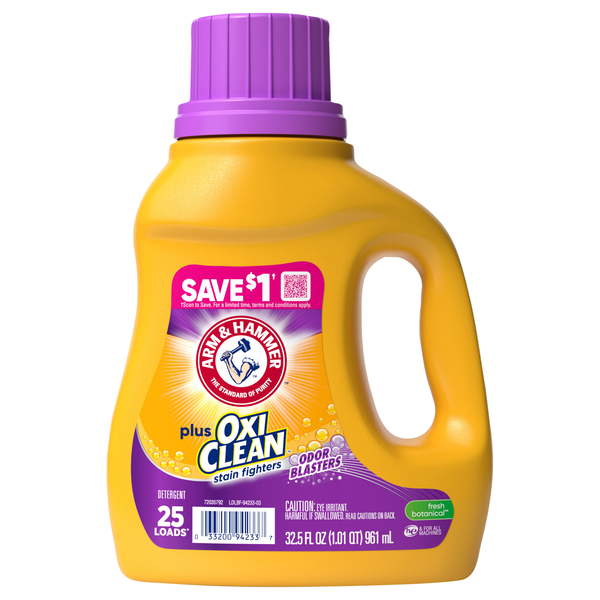 Arm & Hammer OxiClean Fresh Botanical Liquid Laundry Detergent
