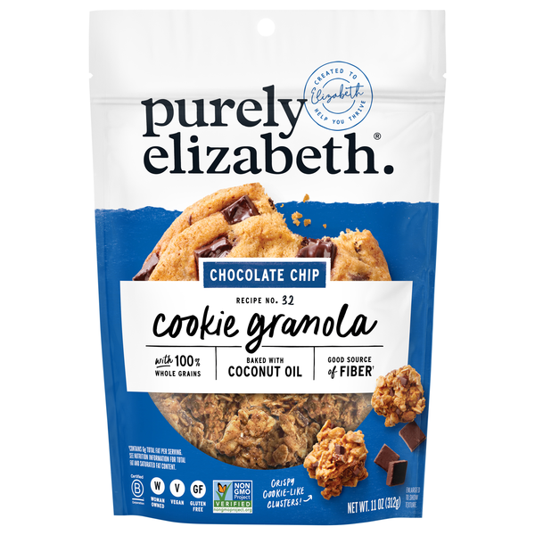 Purely Elizabeth Gluten Free Vegan Chocolate Chip Cookie Granola