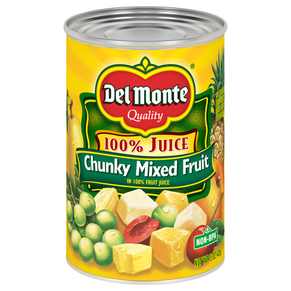 Del Monte Chunky Mixed Fruit in 100% Juice