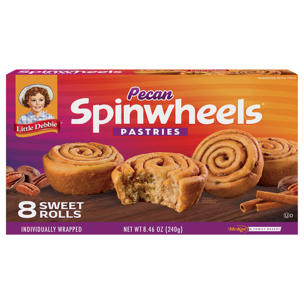 Little Debbie Pecan Spinwheels - 8 ct