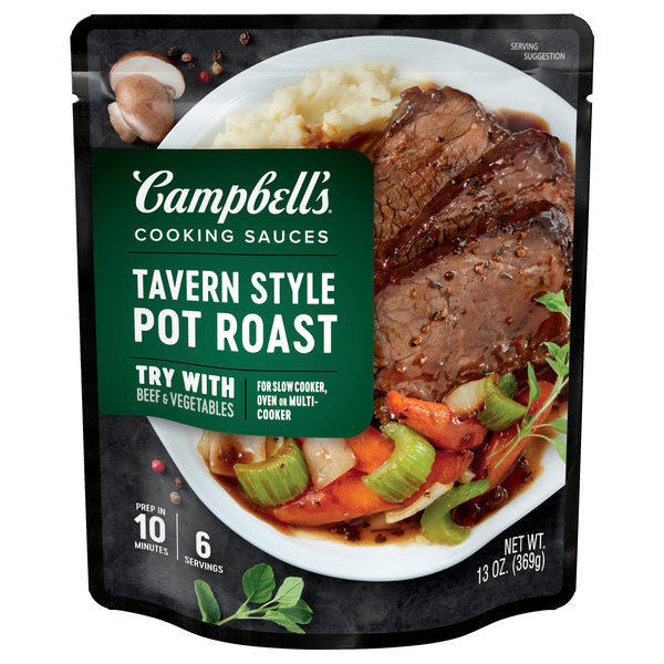 Save on Campbell's Tavern Style Pot Roast Cooking Sauces Order Online