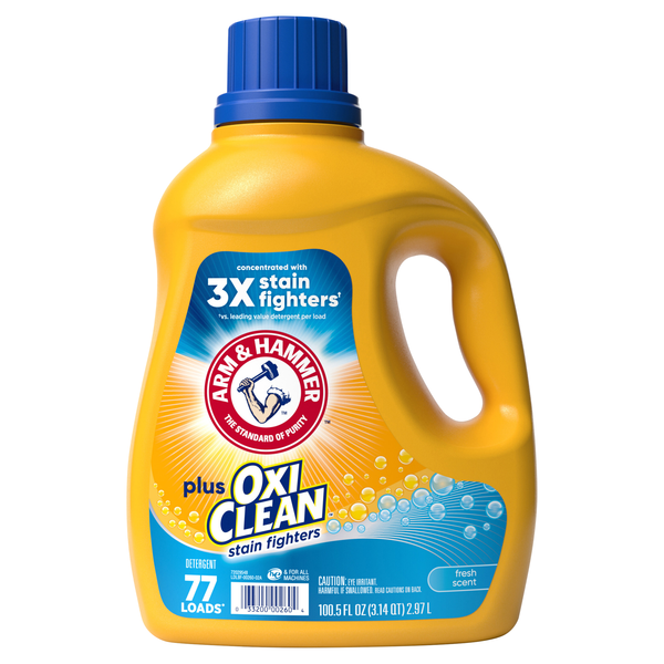 Arm & Hammer Fresh Scent Plus Oxi Clean Liquid Laundry Detergent