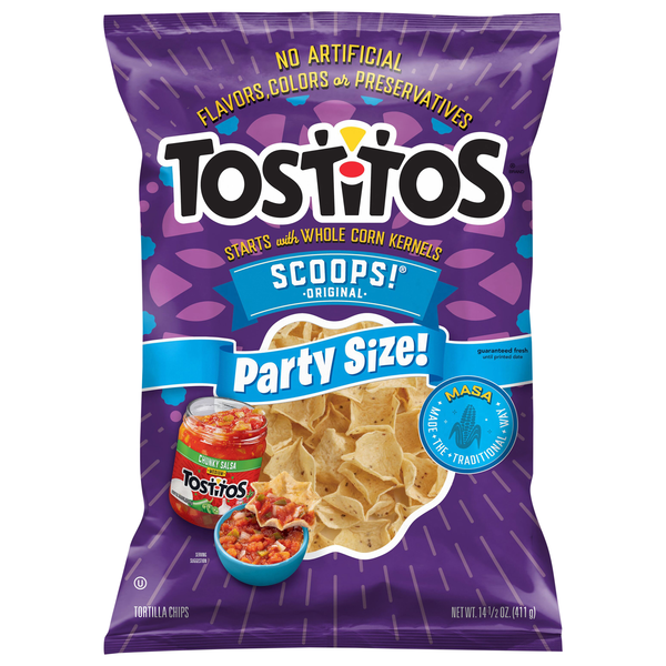 Tostitos Scoops! Gluten Free Original Tortilla Chips Party Size