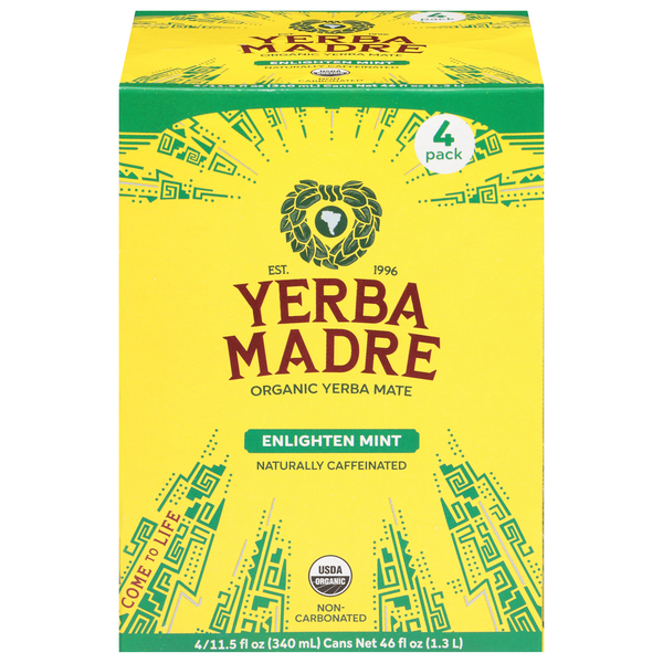 Guayaki Organic Enlighten Mint Yerba Mate - 4 pk