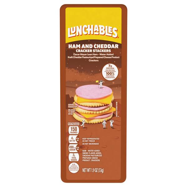 Lunchables Ham & Cheddar Cracker Stackers