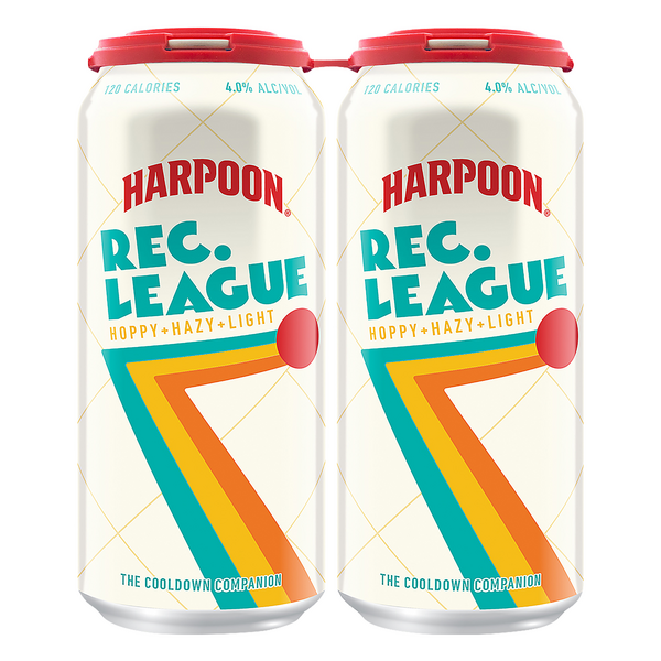 Harpoon Rec. League Beer Hoppy Hazy Light - 4 pk
