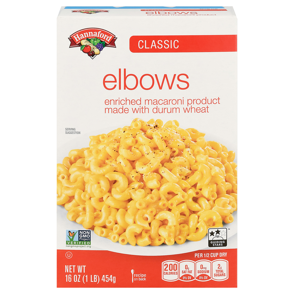 Hannaford Classic Elbows Macaroni Pasta