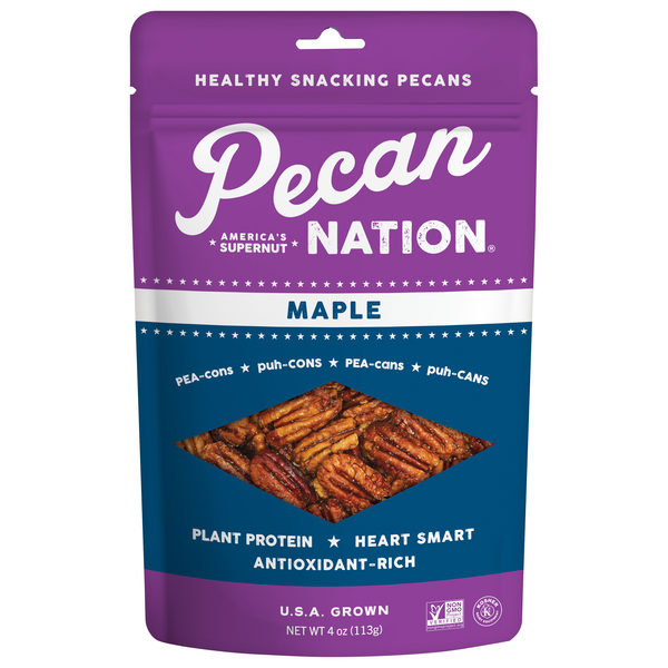 Pecan Nation Maple Healthy Snacking Pecans
